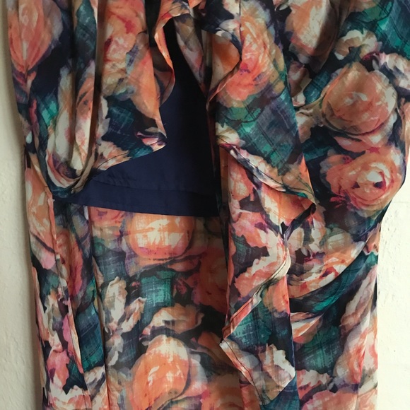 Watercolor Floral Maxi Skirt - Picture 4 of 6